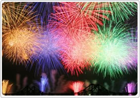 日本三大花火大会♪(長岡文化自動車学校)