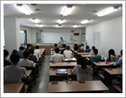 学科授業中(長岡文化自動車学校)